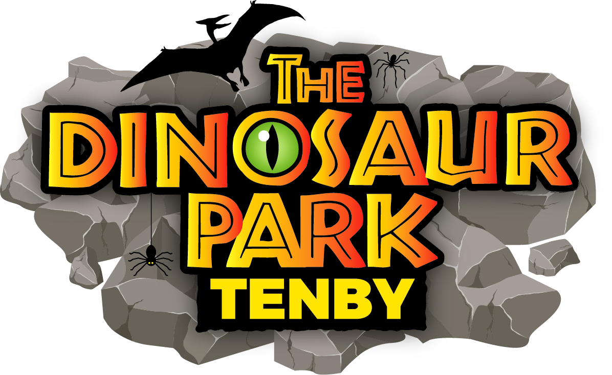 Dinosaur park Halloween logo 