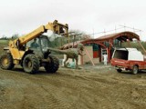 Photo of our dinosaur adventure park in the UK being built in 1994
